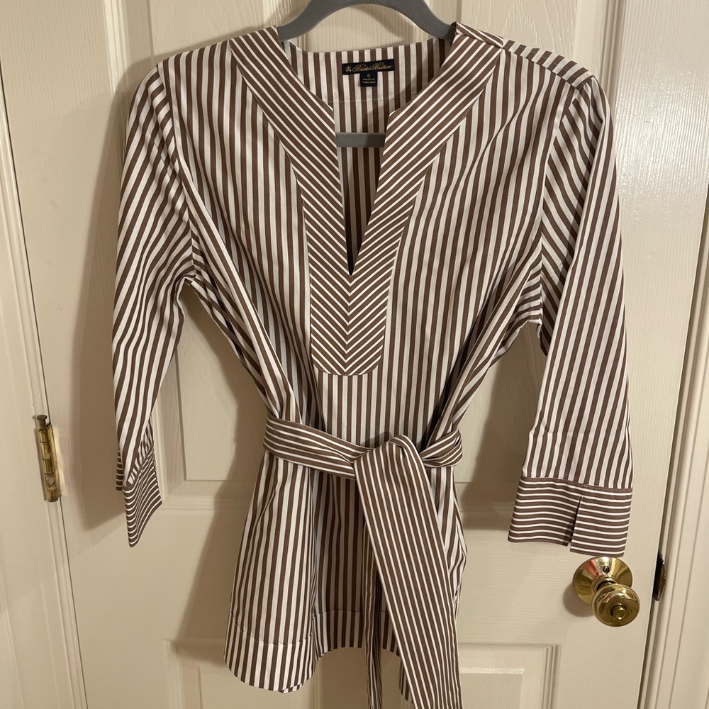 Brooks Brothers Blouse with Tie Detail